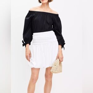 Loft Bubble Hem Skirt